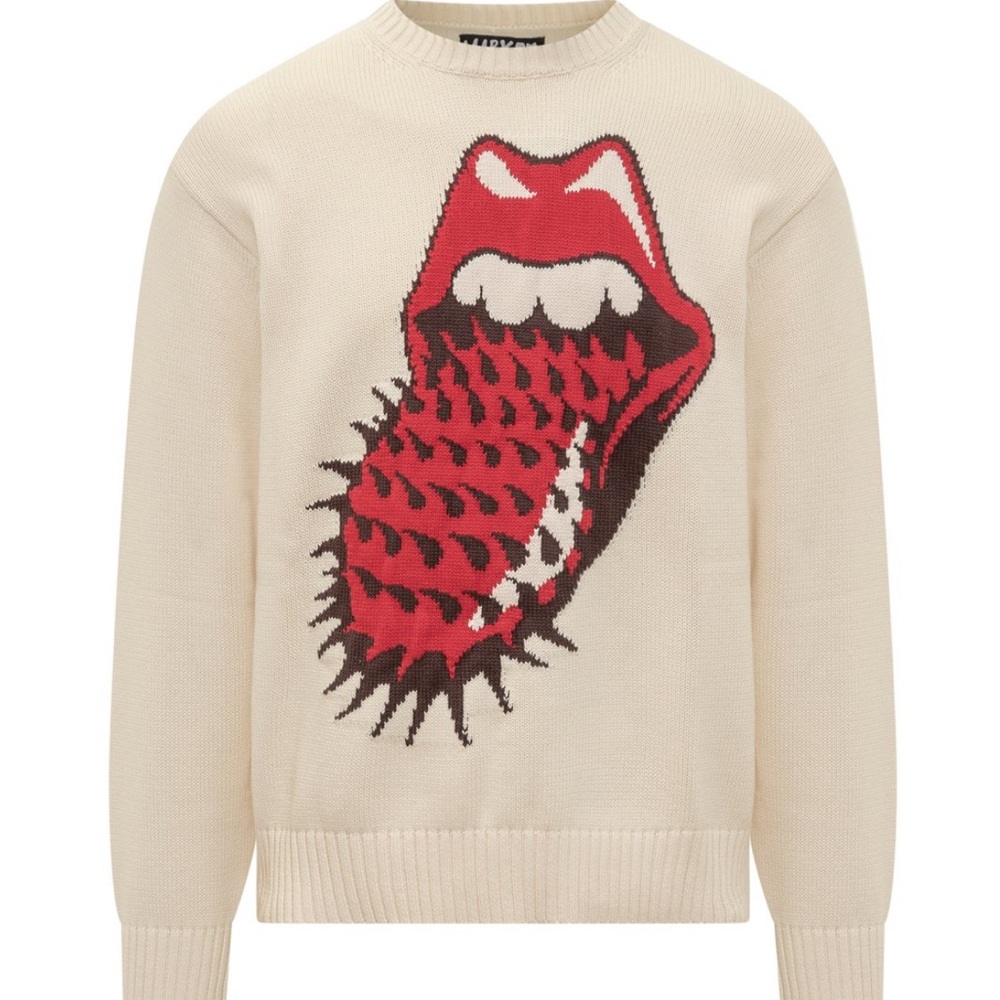 New Market MKT Rolling Stones Spike Logo Cotton Crewneck Size XL